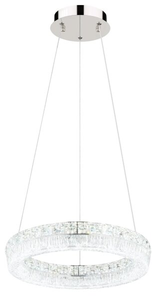 Globo 67387-24 - Lustru LED reglabil suspendat pe cablu LAUREL LED/24W/230V transparent + telecomandă