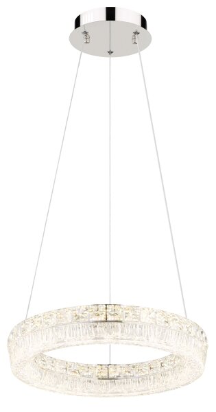 Globo 67387-24 - Lustru LED reglabil suspendat pe cablu LAUREL LED/24W/230V transparent + telecomandă