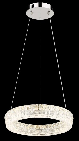 Globo 67387-24 - Lustru LED reglabil suspendat pe cablu LAUREL LED/24W/230V transparent + telecomandă