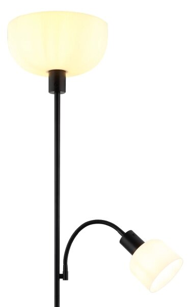 Globo 59947B - Lampadar HINTON 1xE27/40W/230V + 1xE14/25W