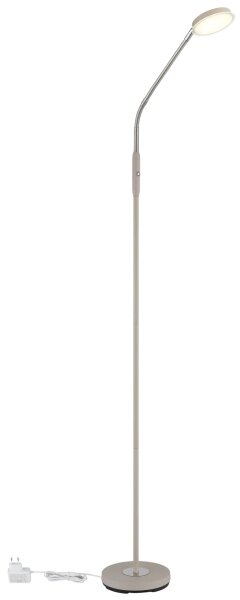 Globo 58504SSA - Lampă de podea LED dimabilă cu control tactil SILVIO LED/6,5W/230V, bej
