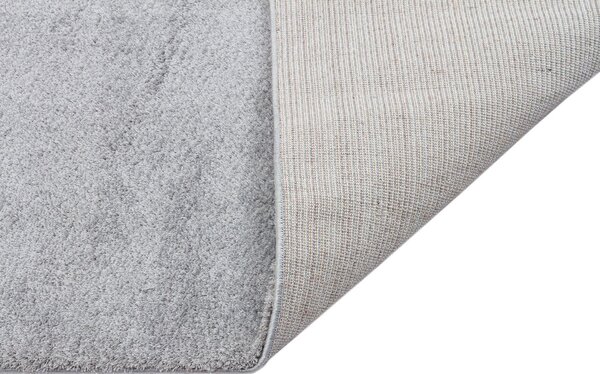 Covor de living / dormitor Maze Home Comfort Shaggy, Lavabil, Gri (diverse dimensiuni), 80x150 cm