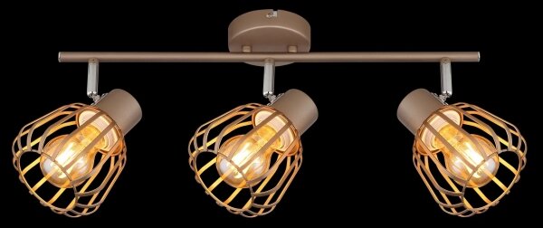 Globo 54663-3 - Corp de iluminat tip spot OLIN 3xE27/40W/230V