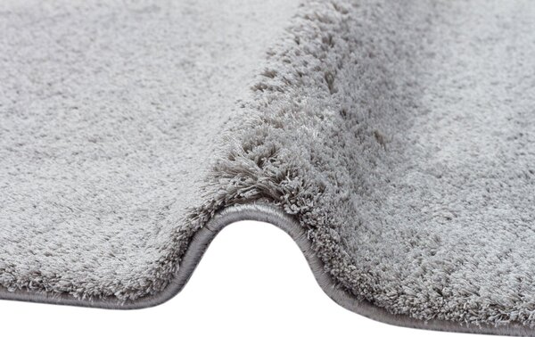 Covor de living / dormitor Maze Home Comfort Shaggy, Lavabil, Gri (diverse dimensiuni), 80x150 cm