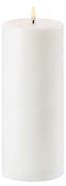 Uyuni - Pillar Candle LED Nordic White 10,1 x 25 cm Lighting