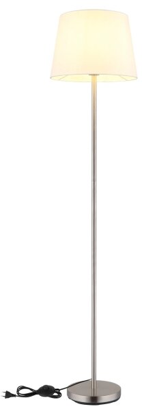 Globo 40100101 - Lampadar JORIS 1xE27/40W/230V alb/crom mat
