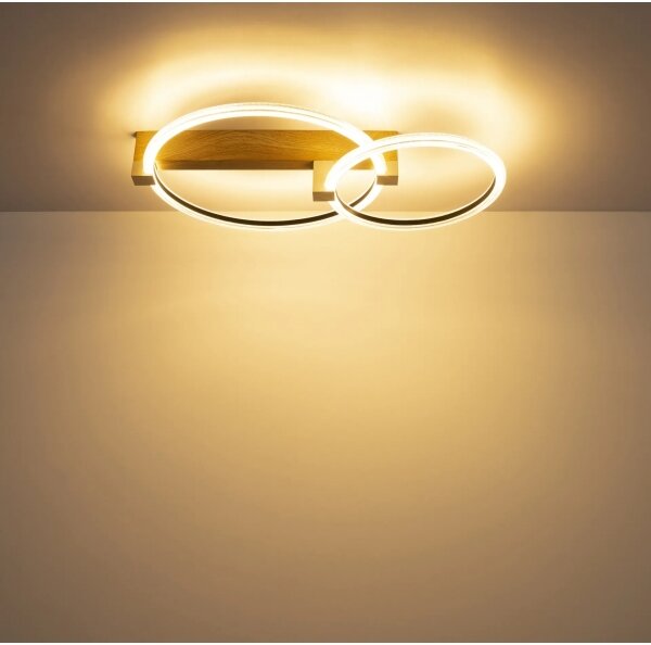 Globo 48050D1 - Plafonieră LED FLETCHER LED/24W/230V 3000K 58x38 cm bej