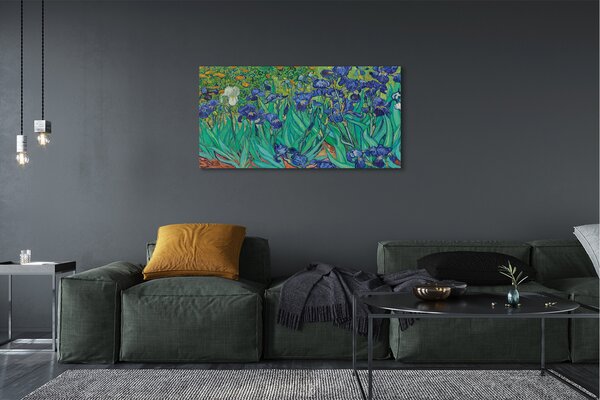 Tablouri canvas flori de artă iriși