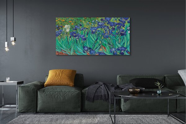 Tablouri canvas flori de artă iriși