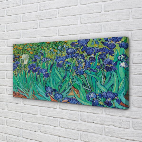 Tablouri canvas flori de artă iriși
