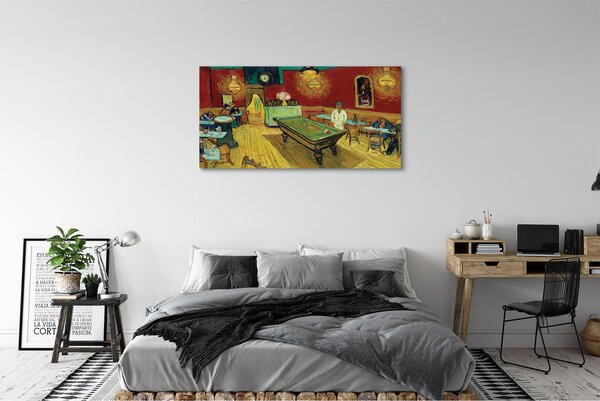 Tablouri canvas Art Cafe noapte