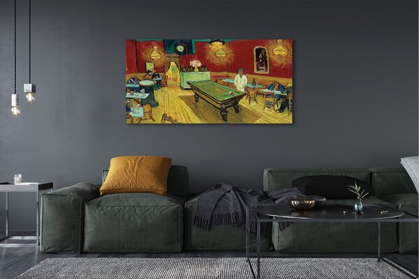 Tablouri canvas Art Cafe noapte