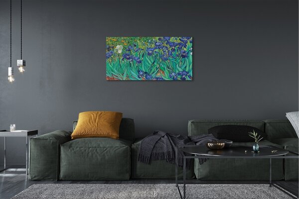 Tablouri canvas flori de artă iriși