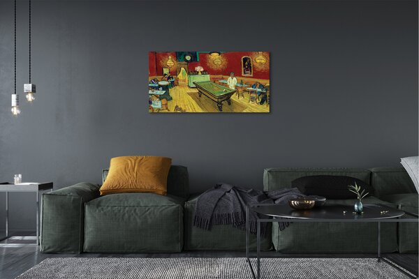 Tablouri canvas Art Cafe noapte