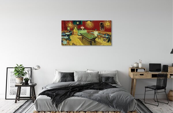 Tablouri canvas Art Cafe noapte