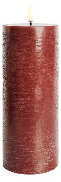 Uyuni Lighting - Pillar Candle LED 7,8x20,3 cm Rustic Carmine Red Uyuni Lighting