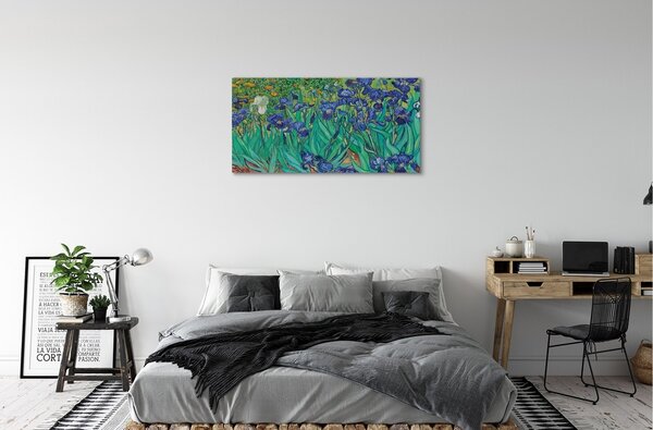 Tablouri canvas flori de artă iriși