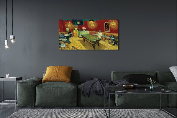 Tablouri canvas Art Cafe noapte