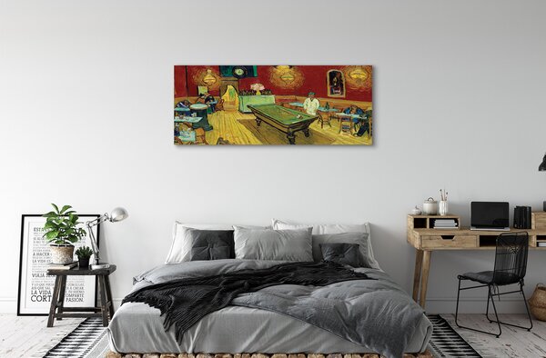Tablouri canvas Art Cafe noapte