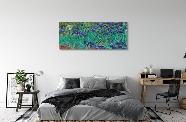 Tablouri canvas flori de artă iriși