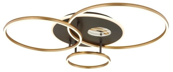 Globo 48466-54 - Plafonieră LED dimabilă INVERTINA 54W/230V 90x70 cm+telecomandă