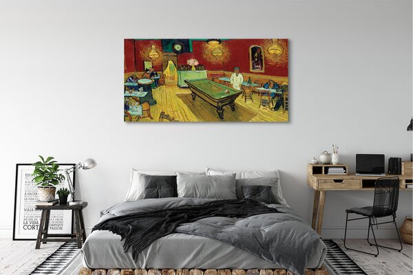 Tablouri canvas Art Cafe noapte