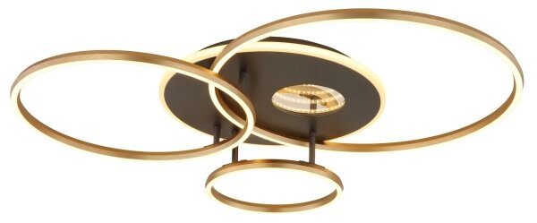 Globo 48466-54 - Plafonieră LED dimabilă INVERTINA 54W/230V 90x70 cm+telecomandă