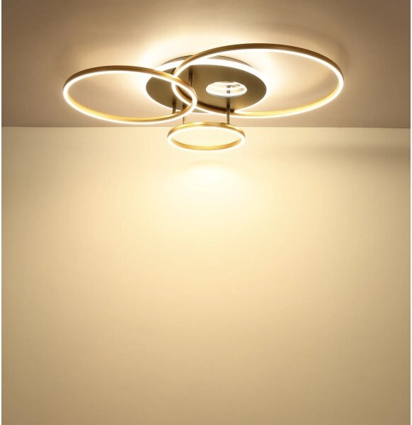 Globo 48466-54 - Plafonieră LED dimabilă INVERTINA 54W/230V 90x70 cm+telecomandă