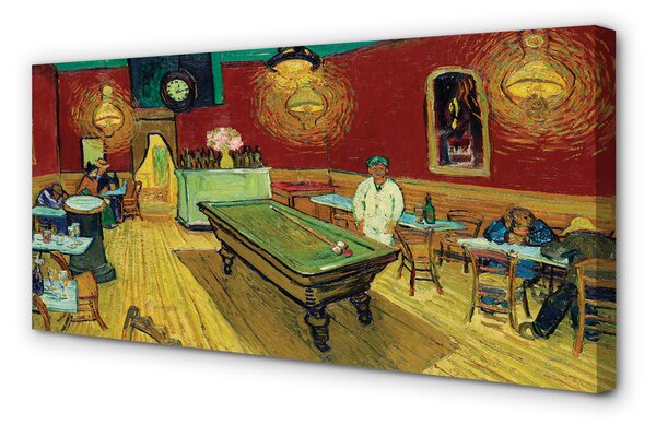 Tablouri canvas Art Cafe noapte