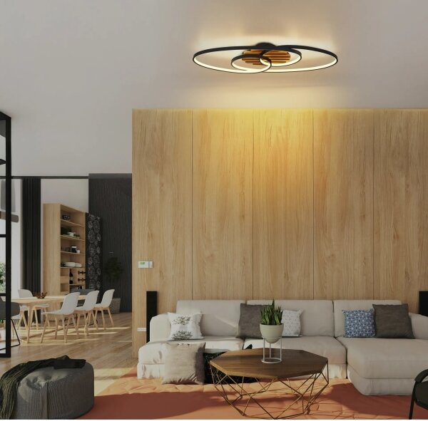 Globo 67362-42 - Plafonieră LED TISHA I LED/40W/230V 3000K 85x30 cm