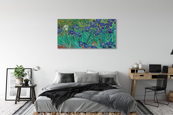Tablouri canvas flori de artă iriși