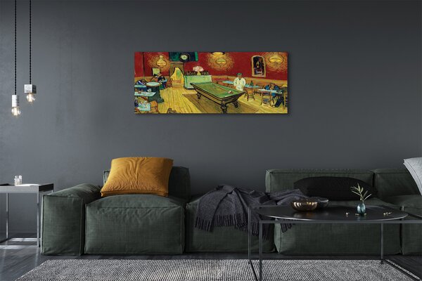 Tablouri canvas Art Cafe noapte