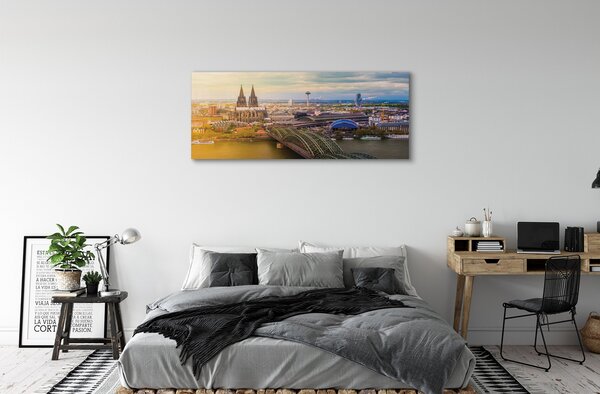 Tablouri canvas poduri Germania panorama River