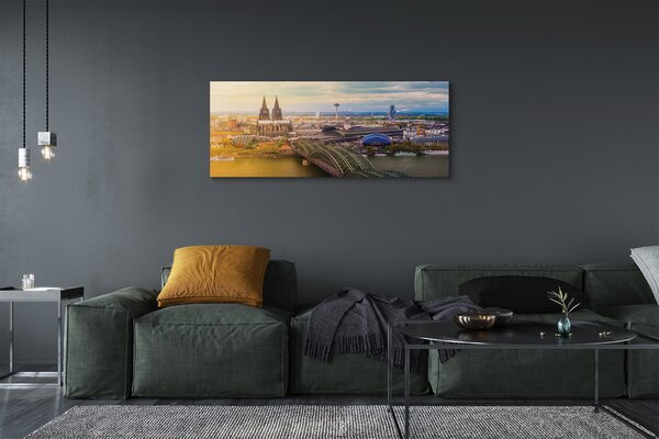 Tablouri canvas poduri Germania panorama River