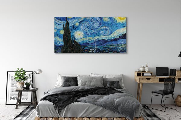 Tablouri canvas Arta înstelat noapte