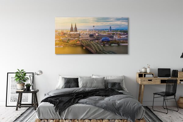 Tablouri canvas poduri Germania panorama River