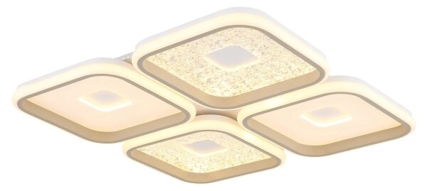 Globo 48097-60 - Plafonieră LED dimabilă MOSAIKO LED/55W/230V 54x54 cm+telecomandă