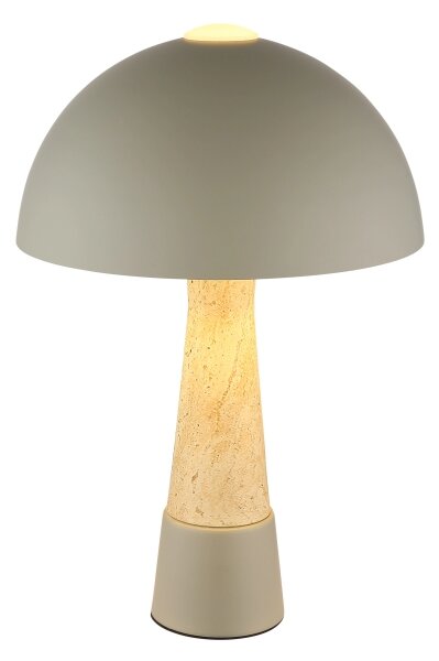 Globo 51070110 - Lampă de masă PAULIN 1xE27ILLU/40W/230V gri