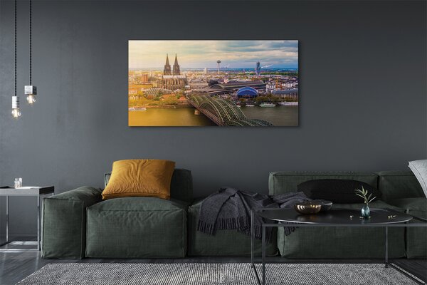 Tablouri canvas poduri Germania panorama River