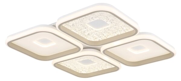 Globo 48097-60 - Plafonieră LED dimabilă MOSAIKO LED/55W/230V 54x54 cm+telecomandă