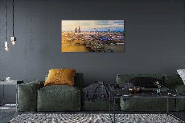 Tablouri canvas poduri Germania panorama River