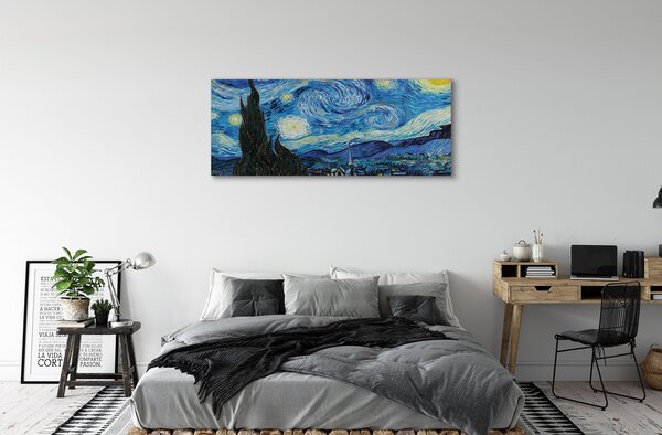 Tablouri canvas Arta înstelat noapte