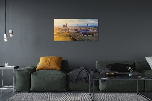 Tablouri canvas poduri Germania panorama River