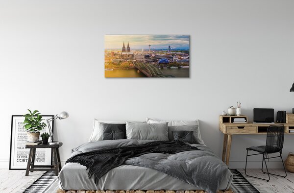 Tablouri canvas poduri Germania panorama River