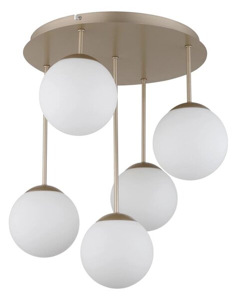 Globo 47441-5CH - Lustru aplicat HARMON 5xE14/25W/230V alamă