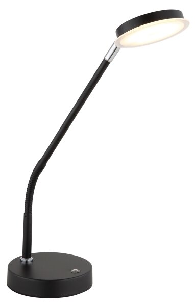 Globo 58504TS - Lampă de masă LED tactilă dimabilă SILVIO LED/6,5W/230V neagră