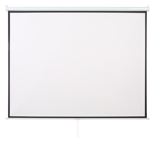HOMCOM ecran de proiectare pentru perete 244x183cm, alb | Aosom Ro