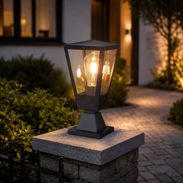 Brilliant - Lampă de exterior WESTDLIFF 1xE27/20W/230V, 30,7 cm, IP44, antracit