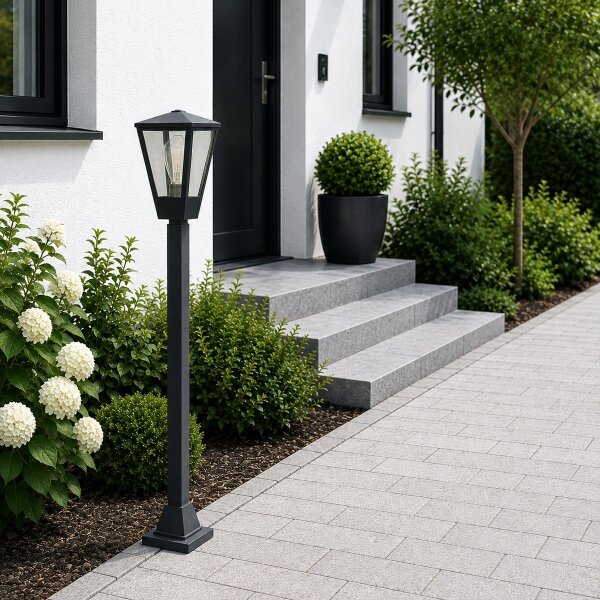 Brilliant - Lampă de exterior WESTDLIFF 1xE27/20W/230V 98,4 cm IP44 antracit