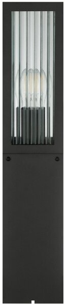 Brilliant - Lampă de exterior GETTA 1xE27/20W/230V 50 cm IP44 neagră